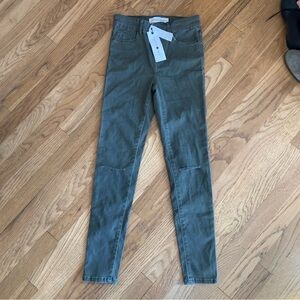 Treasure & Bond Nordstrom Girl’s Skinny Jeans in Olive size 12 NWT